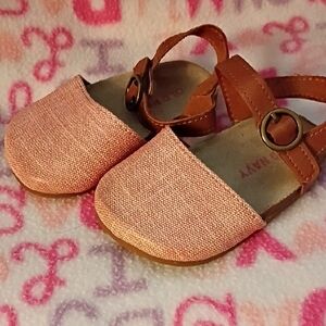 Pink and Tan Kids Shoes
